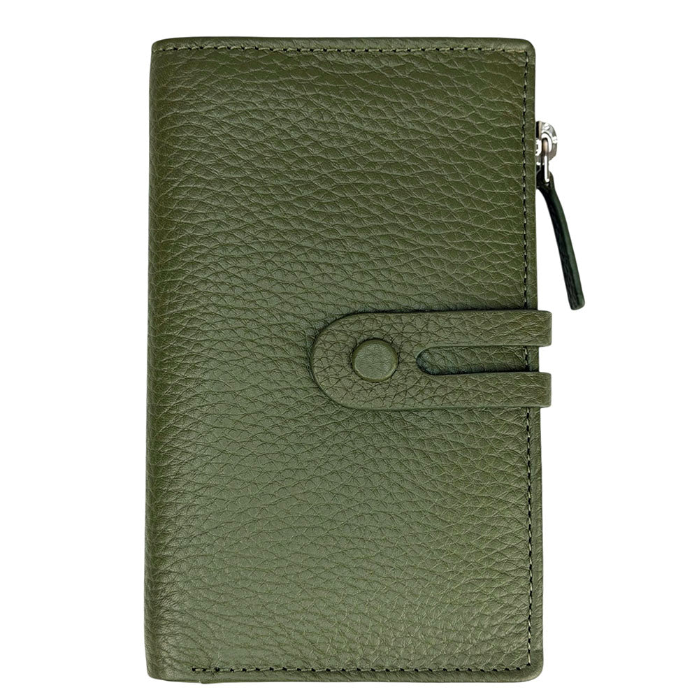 Mirello Cow Leather Zip Wallet