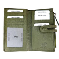 Mirello Cow Leather Zip Wallet