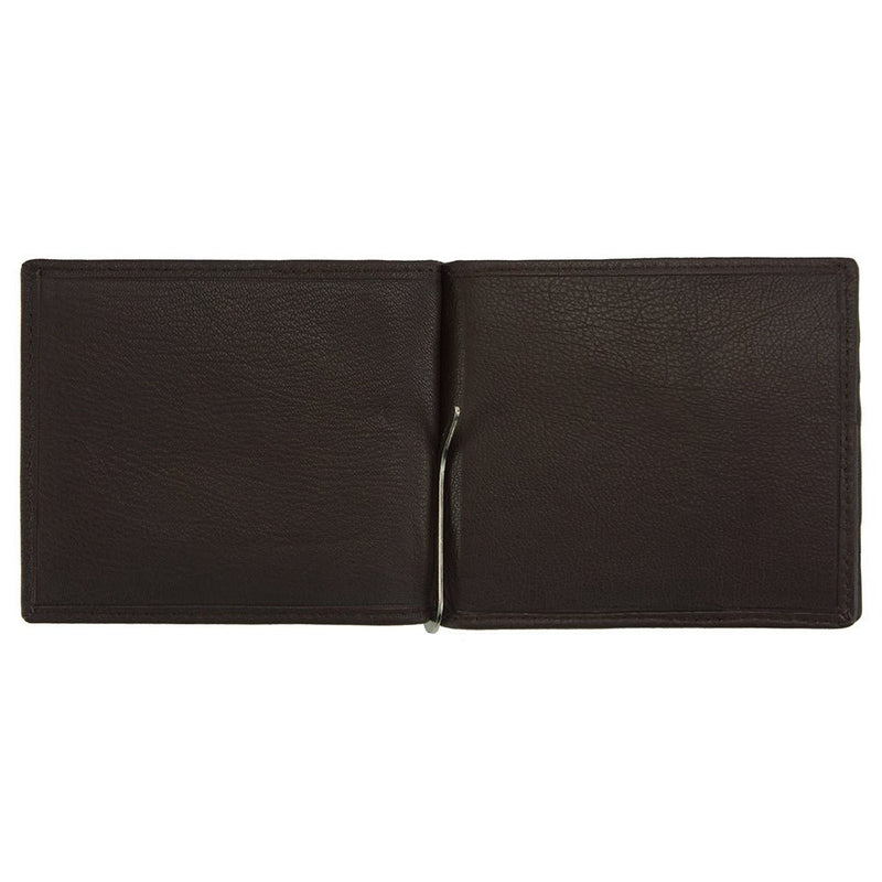 Gianni leather wallet in brown