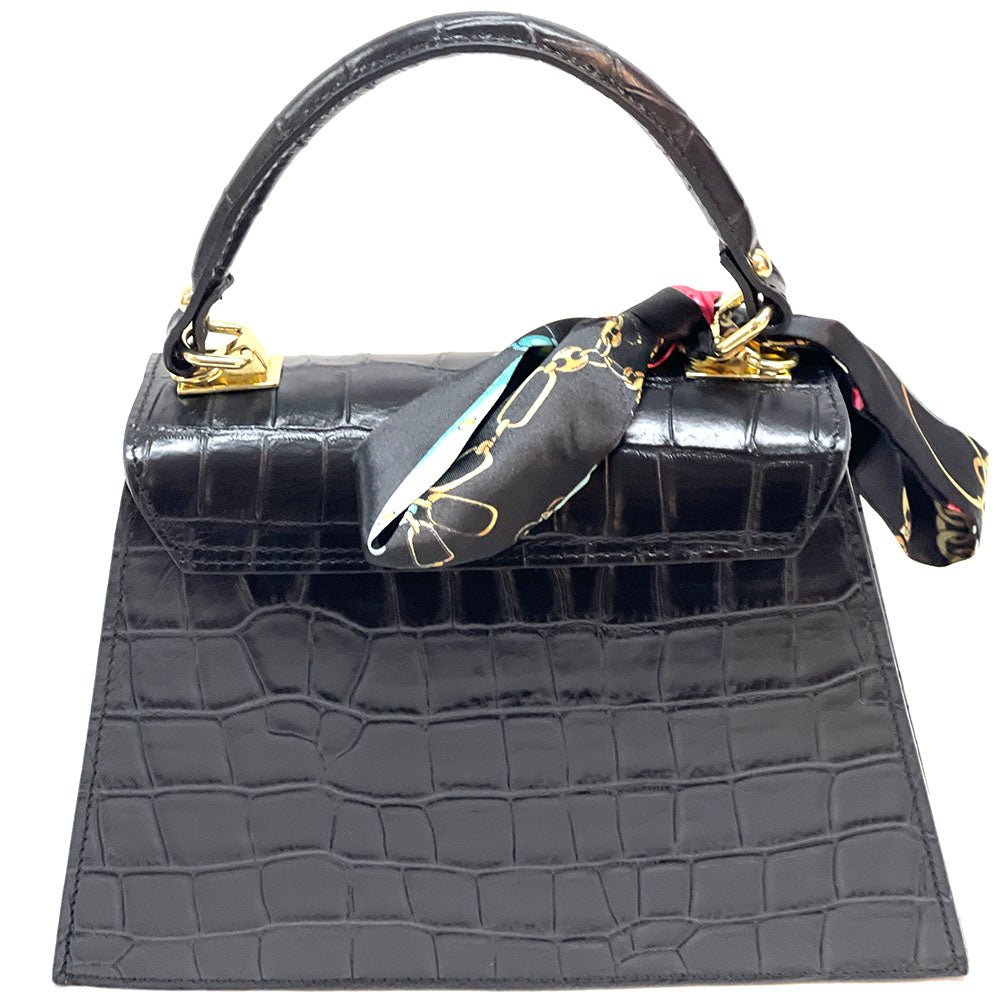 Vittoria Leather Handbag: Modern Elegance - Leather Italiano