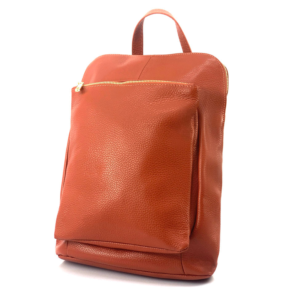 Ghita Italian Leather Backpack – Handmade Elegance with Spacious Practicality