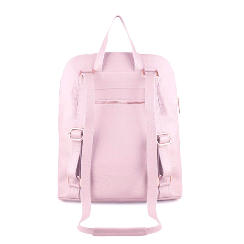 Ghita Italian Leather Backpack – Handmade Elegance with Spacious Practicality