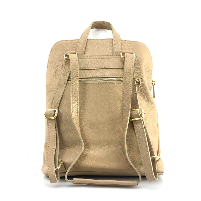 Ghita Italian Leather Backpack – Handmade Elegance with Spacious Practicality