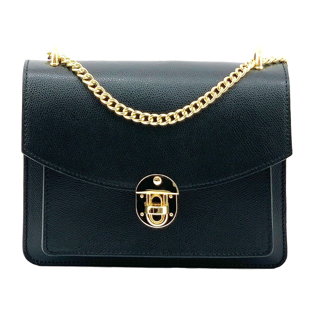 Lucrezia Leather Crossbody Bag: Modern Elegance - Leather Italiano