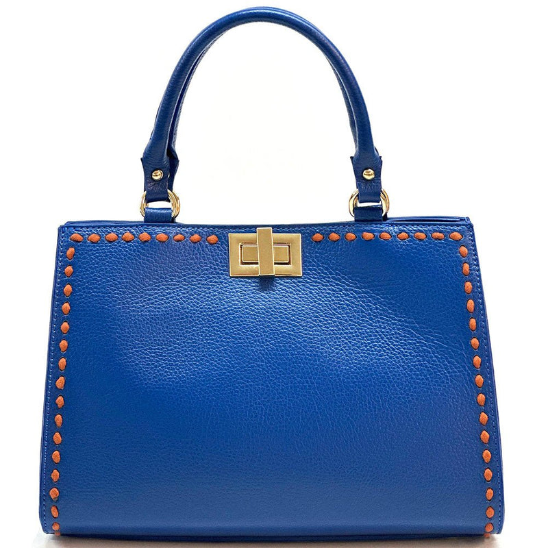 Clizia Leather Handbag: Versatile Elegance - Leather Italiano