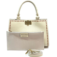 Clizia Leather Handbag: Versatile Elegance - Leather Italiano