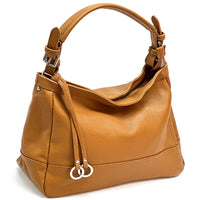 Elena Hobo Italian Leather Shoulder Bag – Soft Everyday Elegance for Women