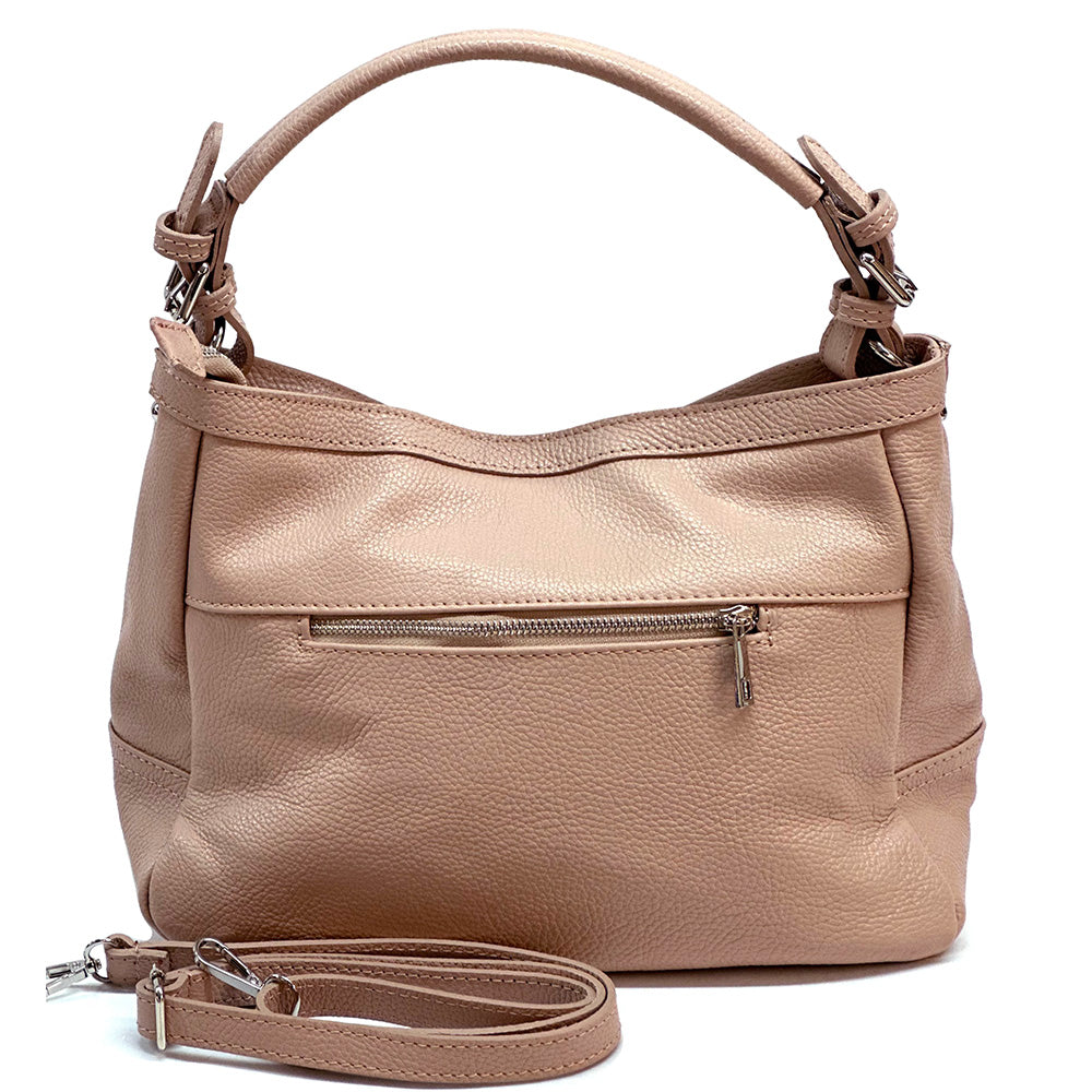 Elena Hobo Italian Leather Shoulder Bag – Soft Everyday Elegance for Women