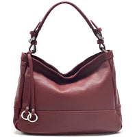 Elena Hobo Italian Leather Shoulder Bag – Soft Everyday Elegance for Women