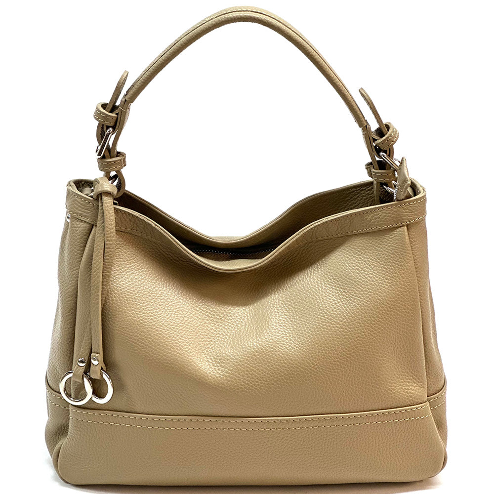 Elena Hobo Italian Leather Shoulder Bag – Soft Everyday Elegance for Women