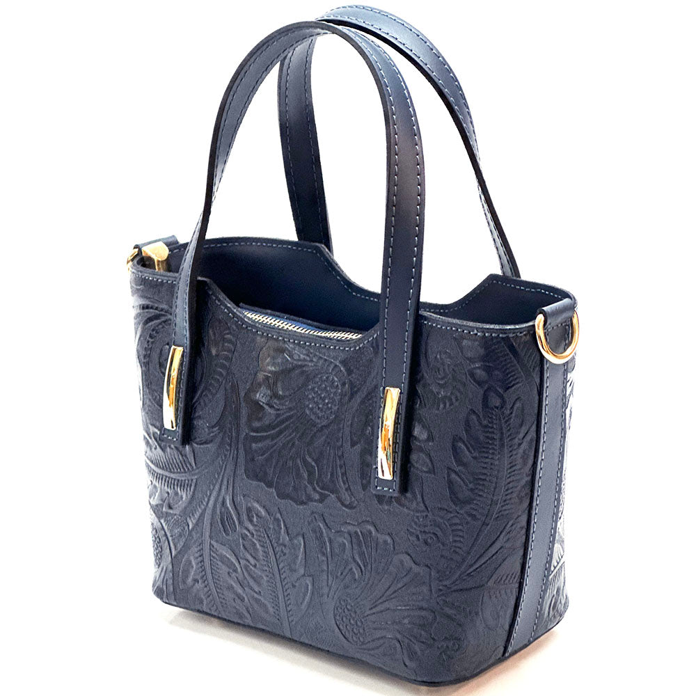 Emily Flora Cow Leather Handbag