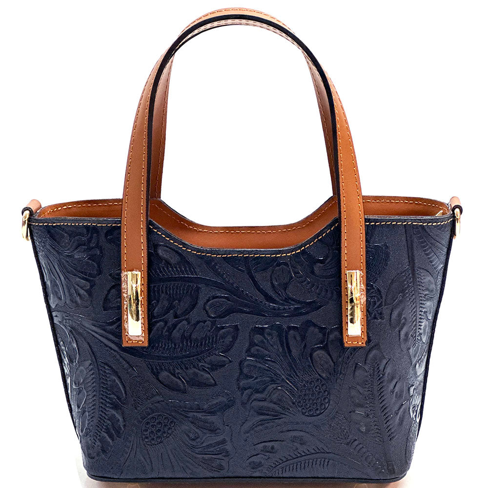 Emily Flora Cow Leather Handbag