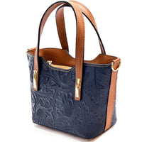 Emily Flora Cow Leather Handbag