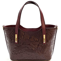 Emily Flora Cow Leather Handbag