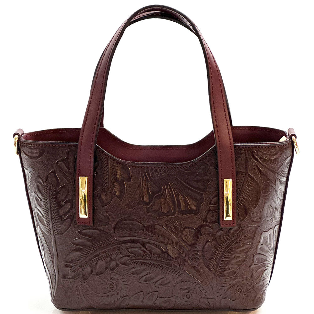 Emily Flora Cow Leather Handbag