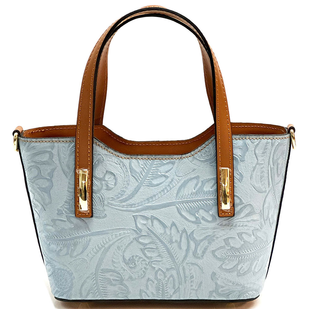 Emily Flora Cow Leather Handbag