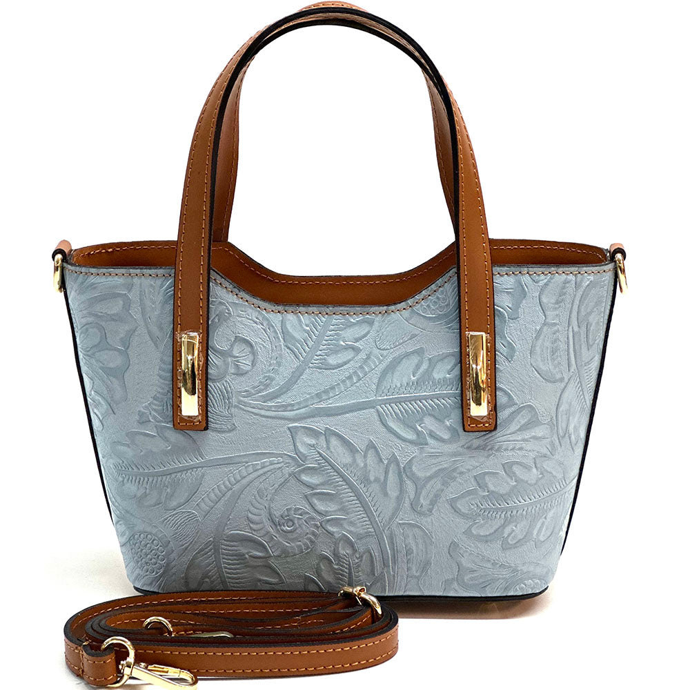 Emily Flora Cow Leather Handbag