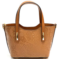 Emily Flora Cow Leather Handbag