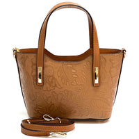 Emily Flora Cow Leather Handbag