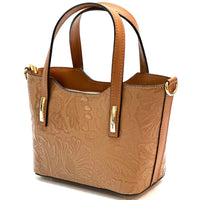 Emily Flora Cow Leather Handbag