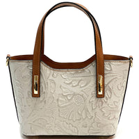 Emily Flora Cow Leather Handbag