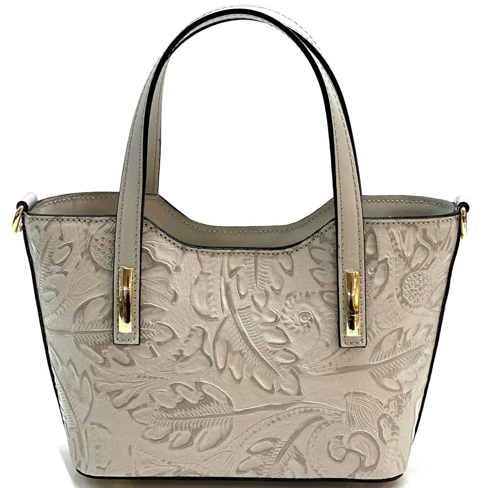 Emily Flora Cow Leather Handbag