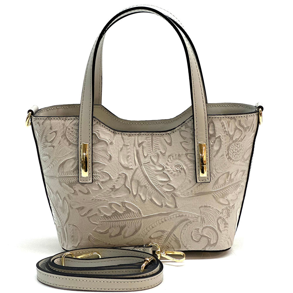 Emily Flora Cow Leather Handbag