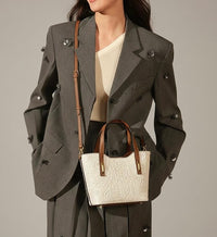 Emily Flora Cow Leather Handbag