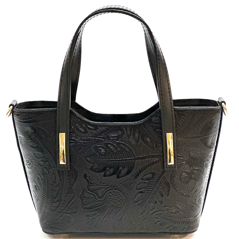 Emily Flora Cow Leather Handbag