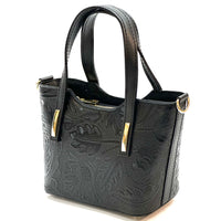 Emily Flora Cow Leather Handbag