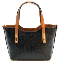 Emily Flora Cow Leather Handbag