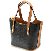 Emily Flora Cow Leather Handbag