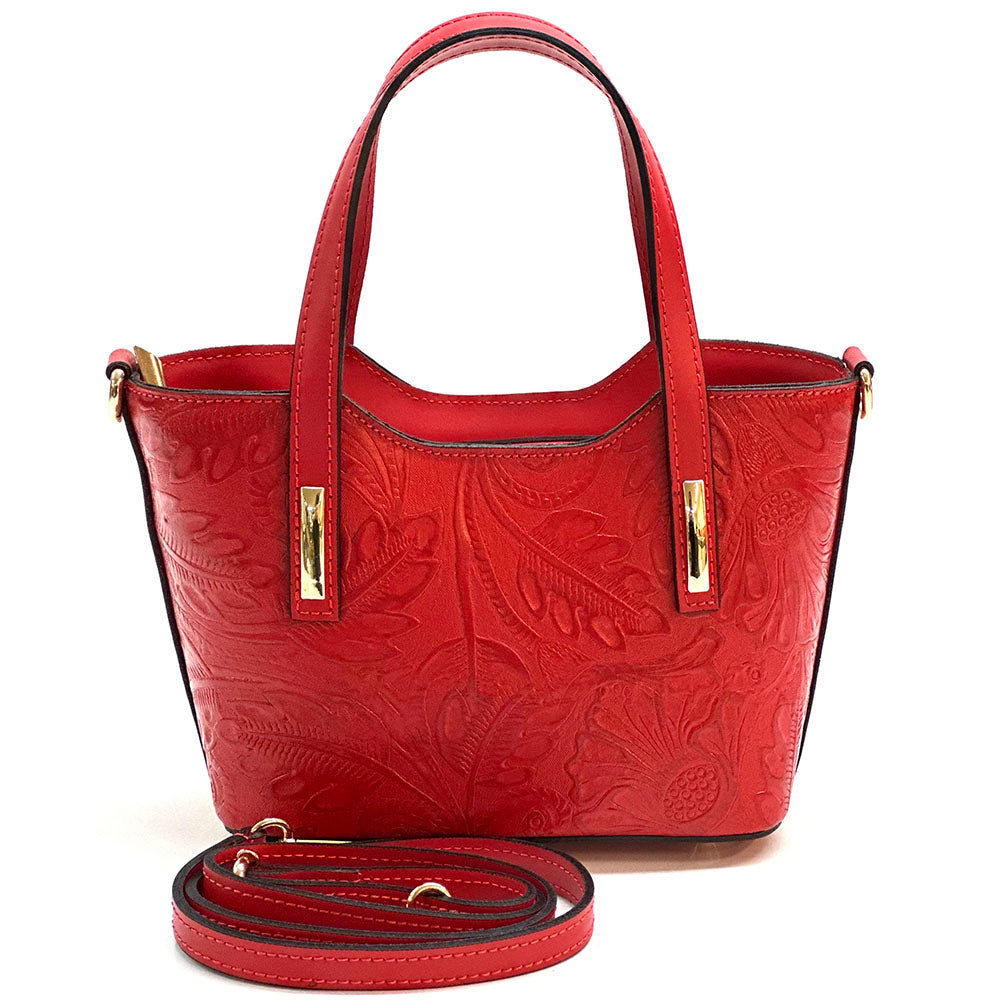 Emily Flora Cow Leather Handbag