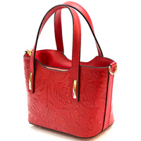 Emily Flora Cow Leather Handbag