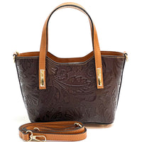 Emily Flora Cow Leather Handbag