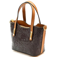 Emily Flora Cow Leather Handbag