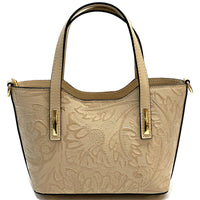 Emily Flora Cow Leather Handbag