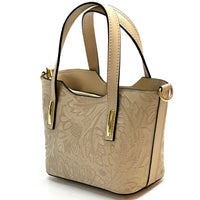 Emily Flora Cow Leather Handbag