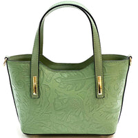 Emily Flora Cow Leather Handbag
