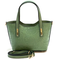 Emily Flora Cow Leather Handbag