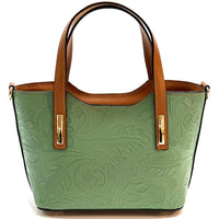 Emily Flora Cow Leather Handbag