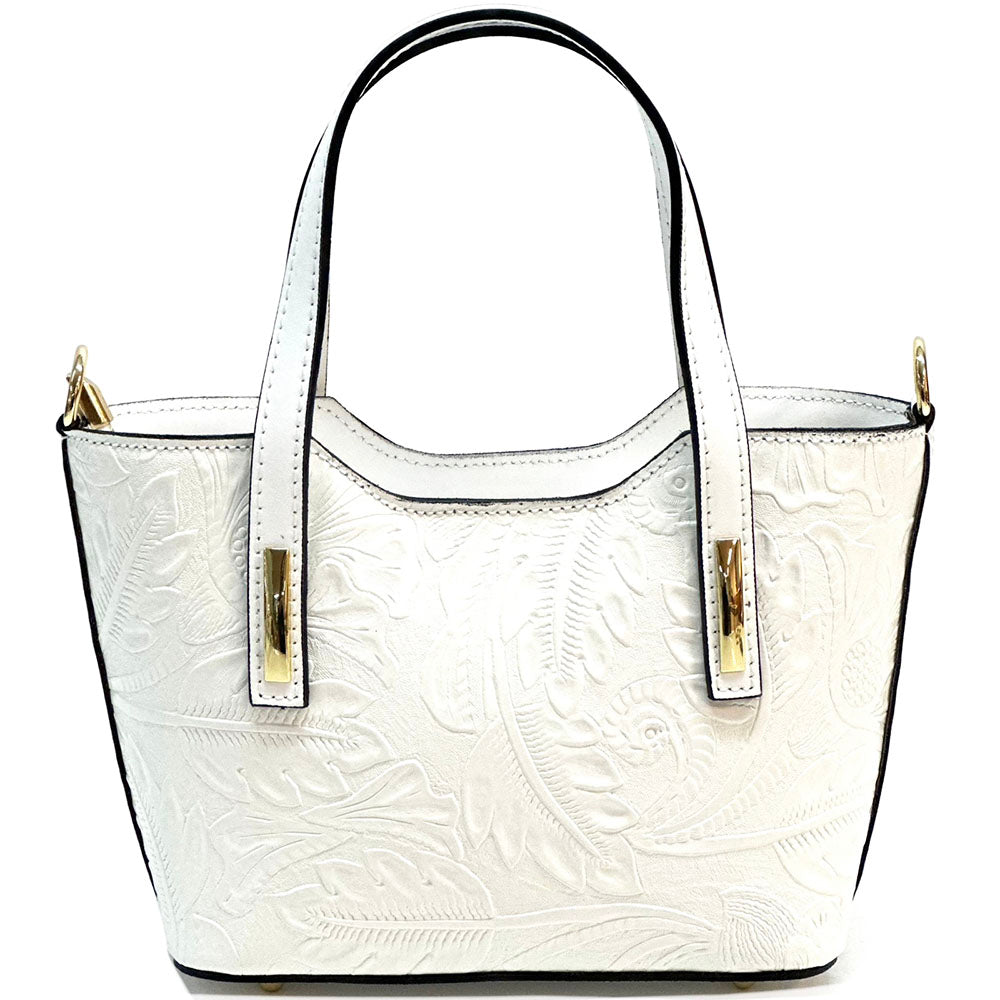 Emily Flora Cow Leather Handbag