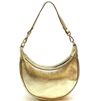 Artemisa leather saddle bag