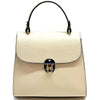 Sofia Leather Handbag - Beige