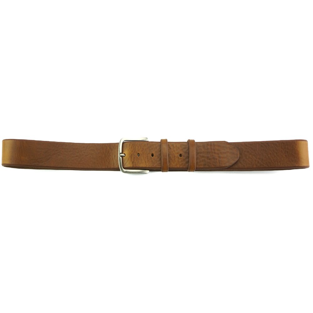 Giuseppe 40 MM hard wearing leather belt in tan