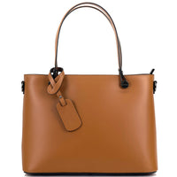 Margherita Tote Italian Handmade Leather Bag – Elegant Everyday Tote for Women