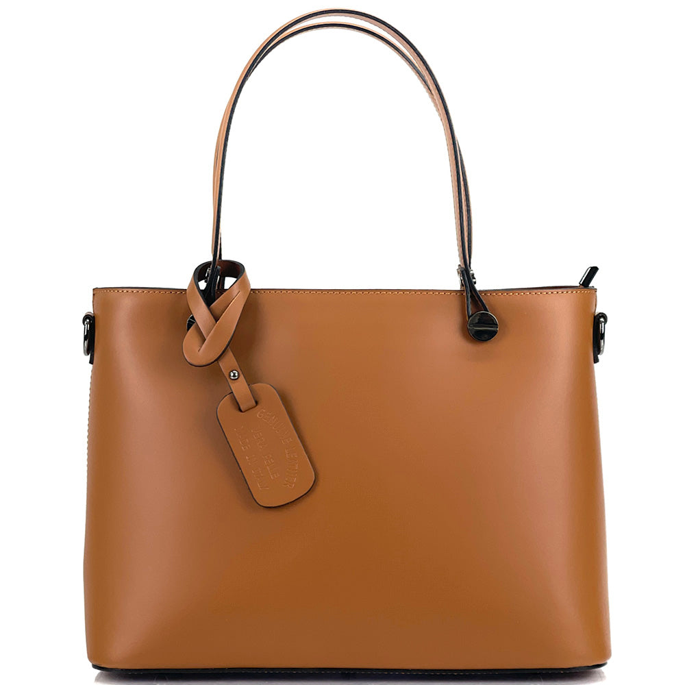 Margherita Tote Italian Handmade Leather Bag – Elegant Everyday Tote for Women
