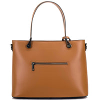 Margherita Tote Italian Handmade Leather Bag – Elegant Everyday Tote for Women