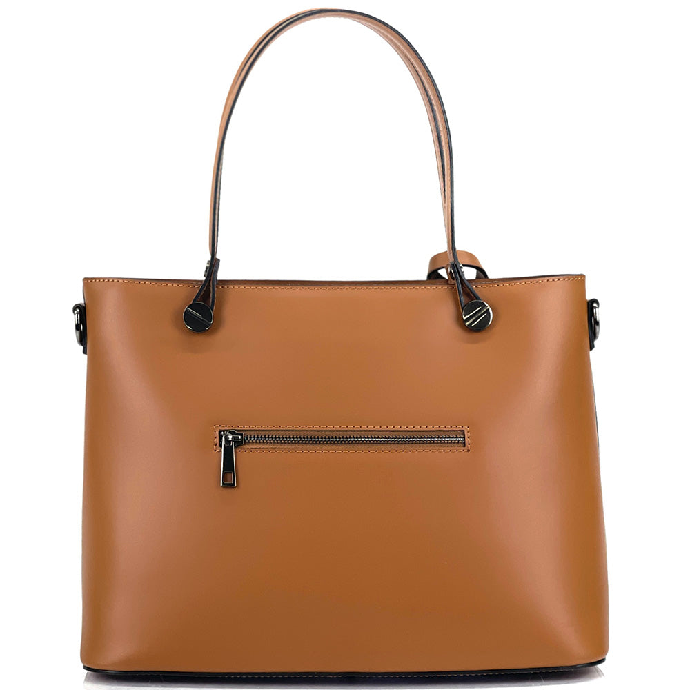 Margherita Tote Italian Handmade Leather Bag – Elegant Everyday Tote for Women
