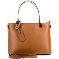 Margherita Tote Italian Handmade Leather Bag – Elegant Everyday Tote for Women